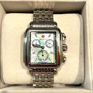 MICHELE New With Box Deco Day Stainless Steel